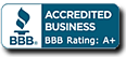 See our Better Business Bureau Rating
